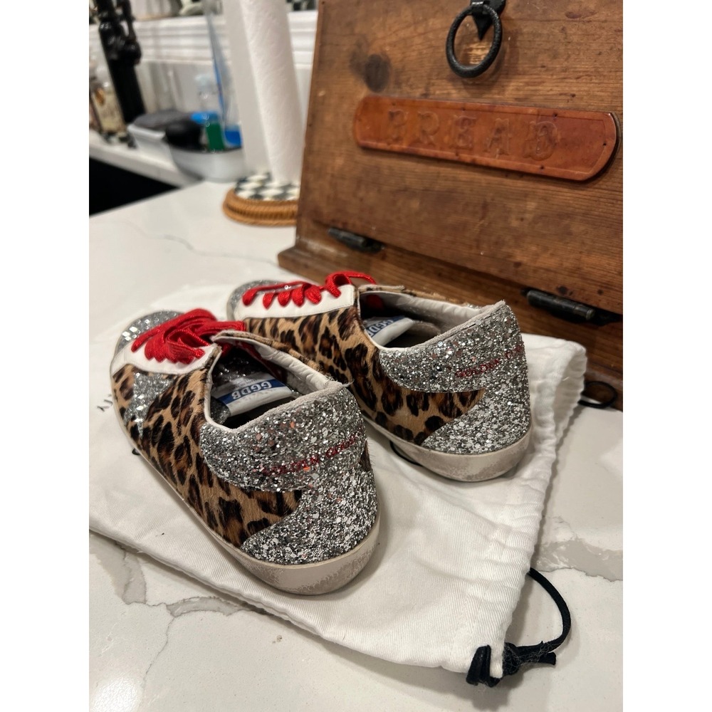 Golden Goose Deluxe Brand, Women's, Superstar, animal print, size 40 - Picture 3 of 6